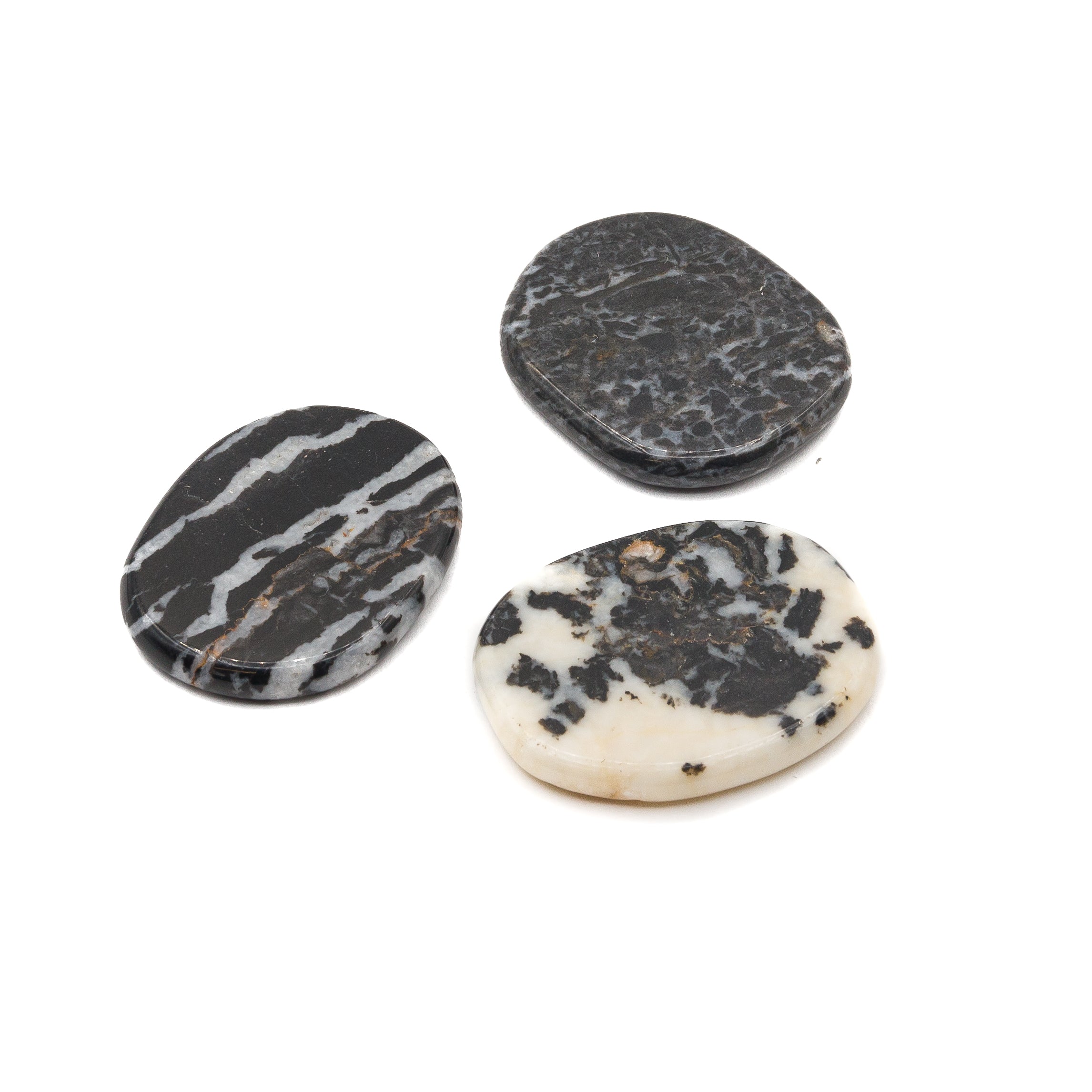 Jasper - Zebra Palm Stone $10